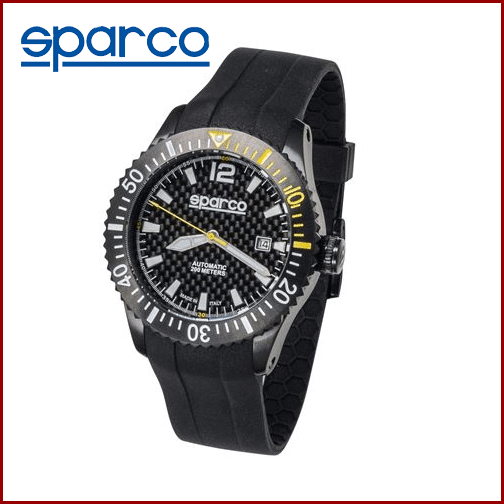 SPARCO WATCH: CARBON YELLOW